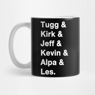 Tropic Thunder Names White Mug